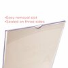 Deflecto Desk Sign Holder, Slanted, Clear 590601